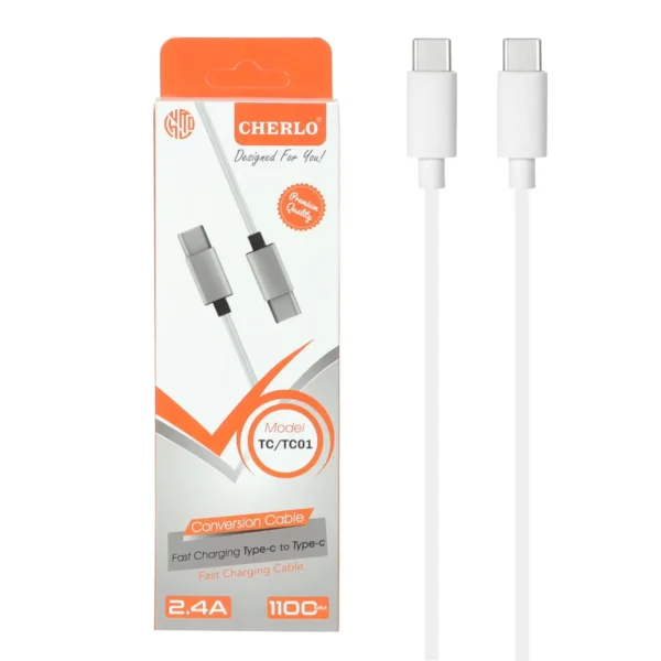 کابل شارژ Type-C به Type-C چرلو